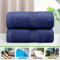 Cotton Bath Towel Set – 2pcs Extra Large – Ultra Soft, Premium Quality