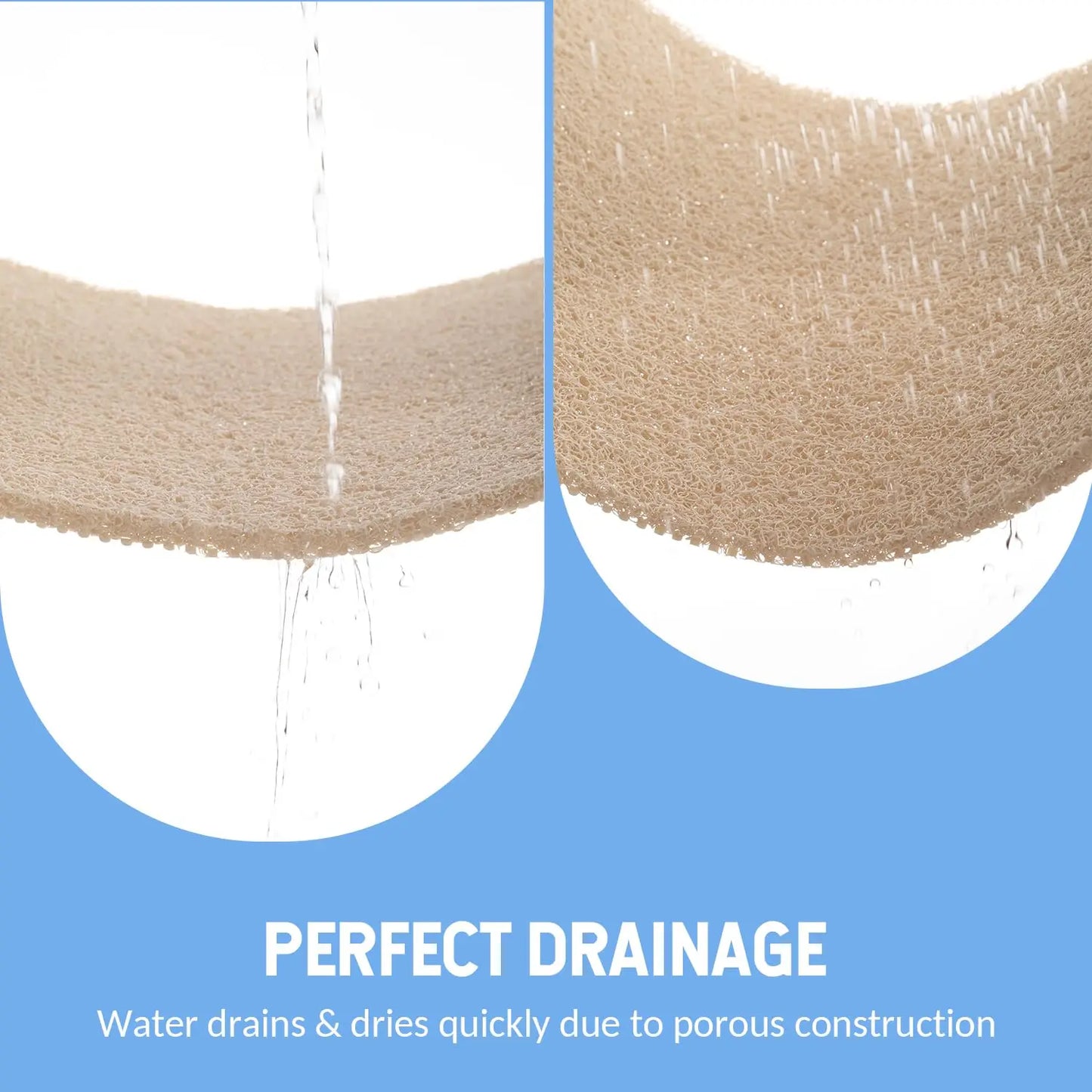 40*60cm/50*80cm Non-slip Bath Mat Super Comfy Shower Mat Anti Slip Bath Mats Drainable Easy To Clean Washable Bathroom Mat