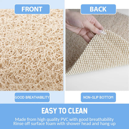 40*60cm/50*80cm Non-slip Bath Mat Super Comfy Shower Mat Anti Slip Bath Mats Drainable Easy To Clean Washable Bathroom Mat
