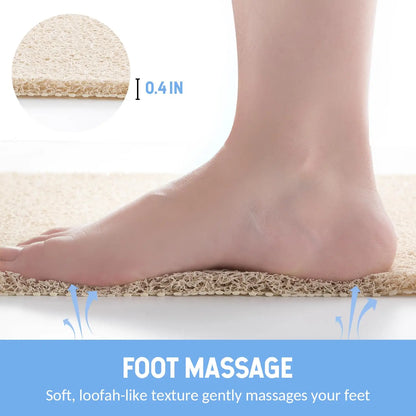 40*60cm/50*80cm Non-slip Bath Mat Super Comfy Shower Mat Anti Slip Bath Mats Drainable Easy To Clean Washable Bathroom Mat
