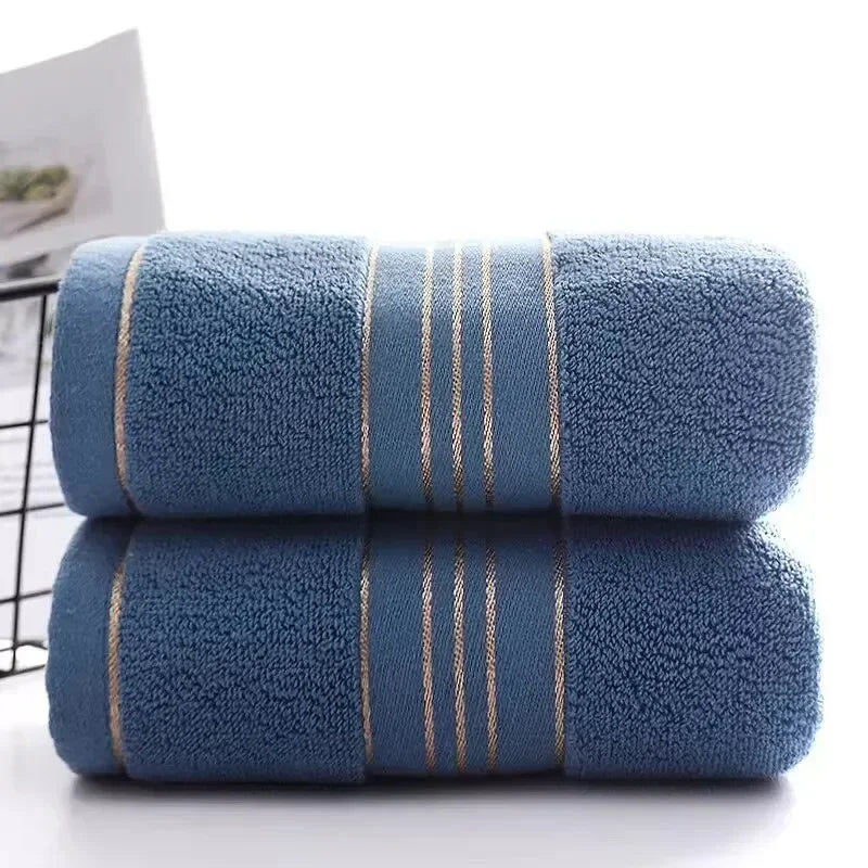 2 Towels Thickened Absorbent Towel Pure Cotton