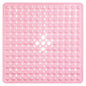 53x53cm Shower Mat Suction Cup PVC Anti Slip Bath Mat Square Shower Floor Pad Non Slip Safety Mat for Bathtub Bathroom Carpet
