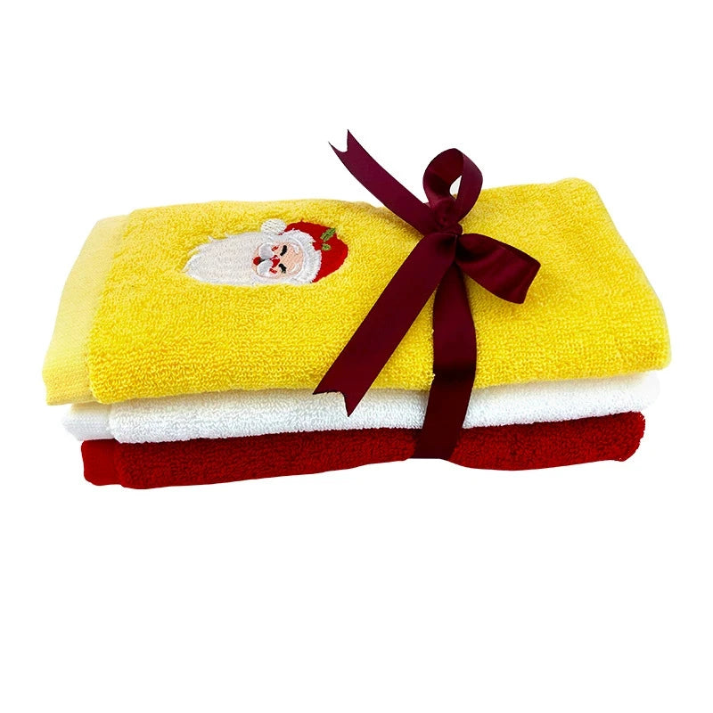 Christmas Red Towel And Bath Towel Set Merry Christmas Bathroom Supplies Holiday Home Decorations Christmas Gifts