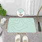 Non Slip Bath Mat with Strong Suction Cups for Shower Tub Floor Soft Comfortable Quick Dry Bathroom Rug