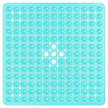 53x53cm Shower Mat Suction Cup PVC Anti Slip Bath Mat Square Shower Floor Pad Non Slip Safety Mat for Bathtub Bathroom Carpet