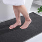 Olanly Non Slip Chenille Bath Mat Extra Soft Super Absorbent Bathroom Mat Fluffy Comfort Machine-Washable Dry Bath Rug Foot Mats