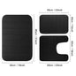 3Pc Sets Bath Mats Non Slip Memory Foam Bathroom Soft Rugs Water Absorption Dry Fast Bath Mat Machine Washable For Home Floor