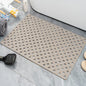 Square Bathroom Mat with Suction Cup Round Hole Design Non-slip Shower Anti-fall Home Shower Massage Fast Drainage Mat