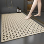 Bathroom Anti Slip Bathmat Quick Drying Household Anti Fall Toilet Floor Rug Bathroom Shower Foot Mat Safety Hollow Waterproof