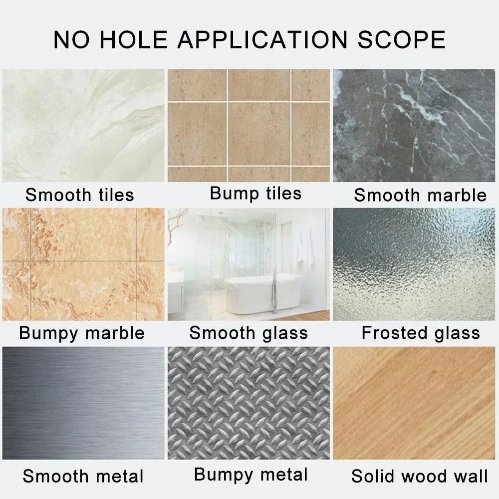 1PC Punch Free Shaving Razor Holder Men Shaving Shaver Storage Hook Wall Shelf Bathroom Razor Rack Wall Kitchen Accessories