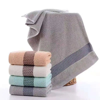 2pcs Thickened Absorbent Cotton Towels | Soft, Quick-Dry, High Absorption