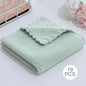 10-Pack Premium Microfiber Face Towels