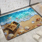 Home decoration bedroom living room entrance entrance floor mat sea animal dolphin pattern kitchen bathroom absorbent carpet