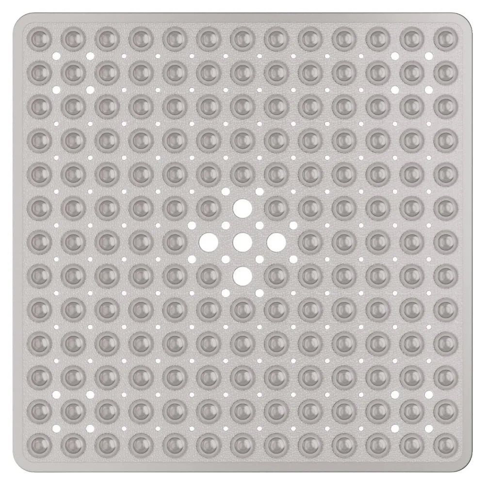 53x53cm Shower Mat Suction Cup PVC Anti Slip Bath Mat Square Shower Floor Pad Non Slip Safety Mat for Bathtub Bathroom Carpet
