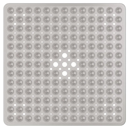 53x53cm Shower Mat Suction Cup PVC Anti Slip Bath Mat Square Shower Floor Pad Non Slip Safety Mat for Bathtub Bathroom Carpet