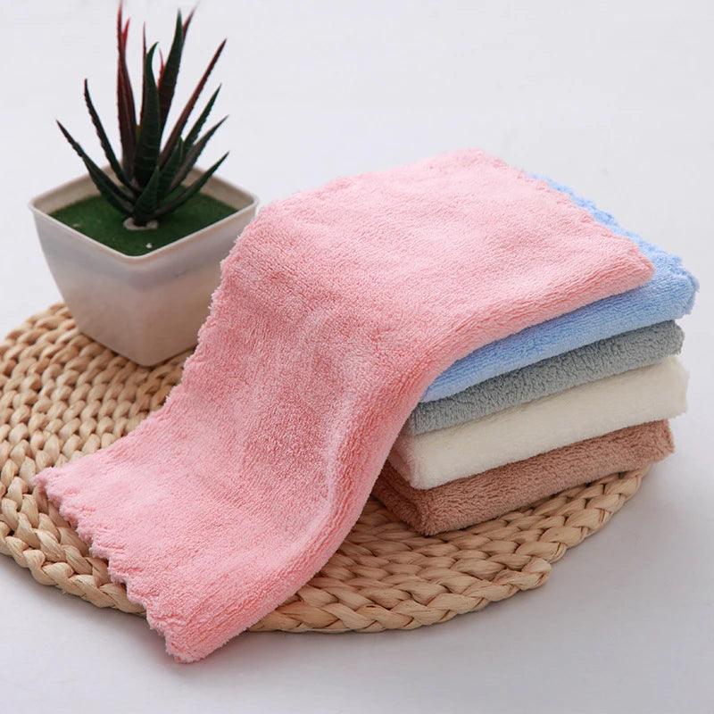 10-Pack Premium Microfiber Face Towels