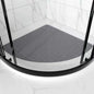 Anti-Slip Bathroom Pad with Suction Cup and Protrusion Points Foot Massage Shower Mat Fan Shaped   Door Mat Funny Bath Mat