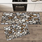 High Quality Floor Mats Absorbent Non-Slip Kitchen Entrance Doormat Pebble Rug Carpet Waterproof Washable Living Room Stones Mat