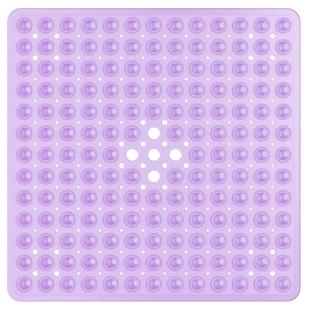 53x53cm Shower Mat Suction Cup PVC Anti Slip Bath Mat Square Shower Floor Pad Non Slip Safety Mat for Bathtub Bathroom Carpet