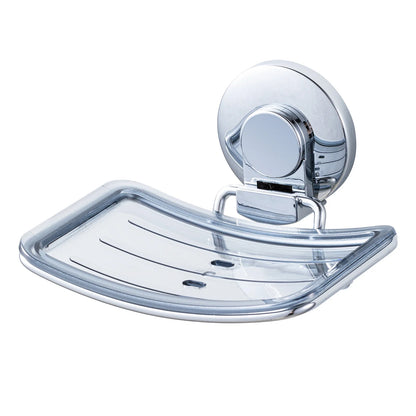 TAILI Soap Holder Suction Cup Soap Dish for Shower Wall Mounted Bar Soap Saver Self Draining Soap Tray for Bathroom Kitchen