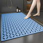 Bathroom Anti Slip Bathmat Quick Drying Household Anti Fall Toilet Floor Rug Bathroom Shower Foot Mat Safety Hollow Waterproof