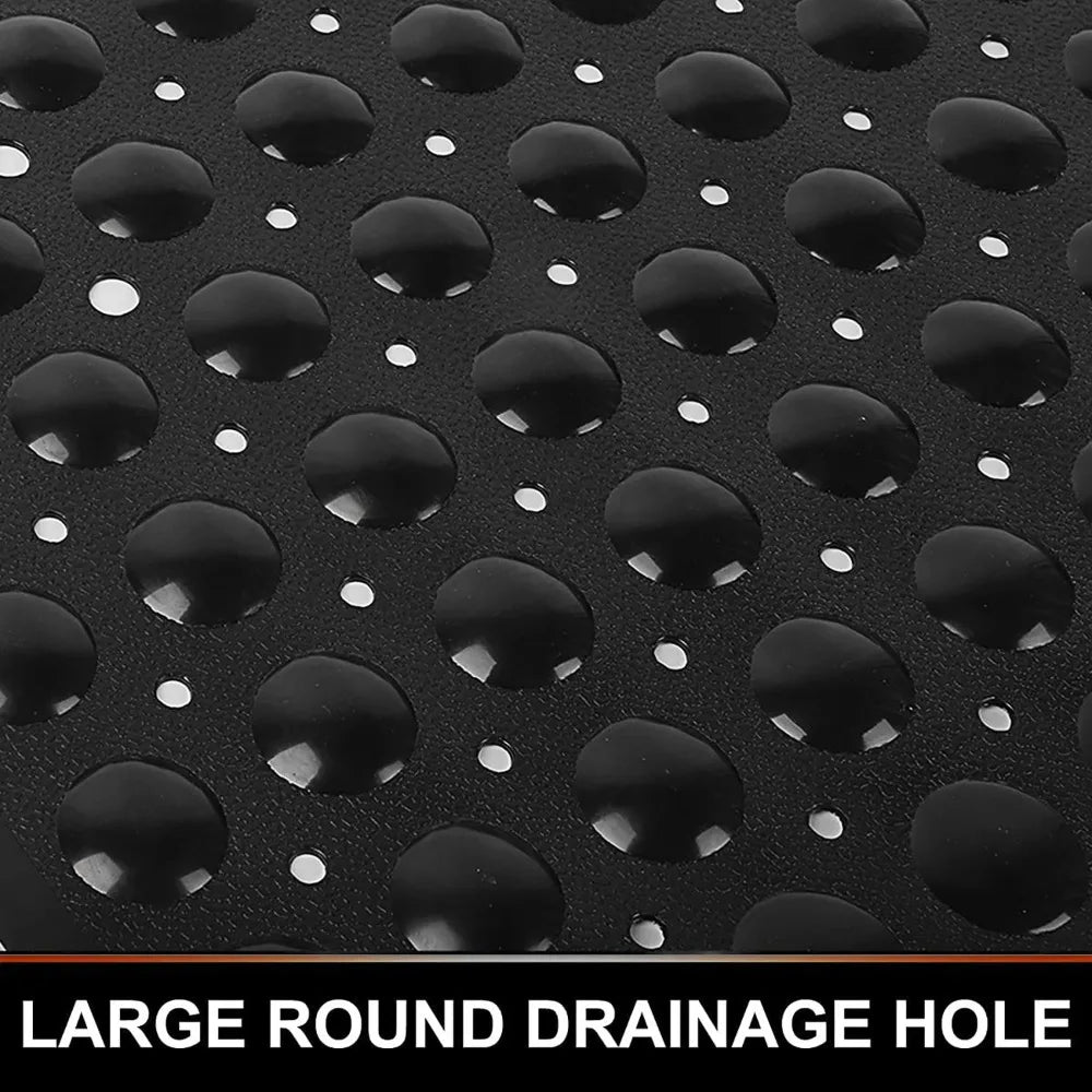 53x53cm Shower Mat Suction Cup PVC Anti Slip Bath Mat Square Shower Floor Pad Non Slip Safety Mat for Bathtub Bathroom Carpet