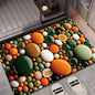 VIKAMA Pebble Pattern Facecloth Floor Mat Ins Style Non-Slip Bathroom Entrance Living Room Three Floor Mats Home Decoration
