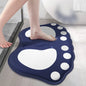 Bath mat anti slip bathroom mat claw pattern bathroom carpet absorbent bathroom carpet door mat floor mat home decoration