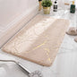 Marble Bathroom Rugs Nonslip Black Gold Bathroom Mats Soft Rabbit Fur Bath Mats for Bathroom Floor Mats Carpet коврик для ванной