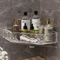 Corner Shelf Wall Mount Corner Glacier Design Bathroom Shelf Organizer Shampoo Soap Storage Shower Caddy Bathroom Accessories