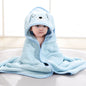 Cartoon Animal Baby Hooded Bath Towel