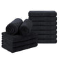 Microfiber Salon Towels Black for Hair Stylist Bleach Proof Hair Towel for Home Hotel Beauty Salon
