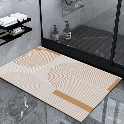 Luxury Diatom Mud Bath Mat – Super Absorbent, Non-Slip, Easy to Clean Bathroom Rug