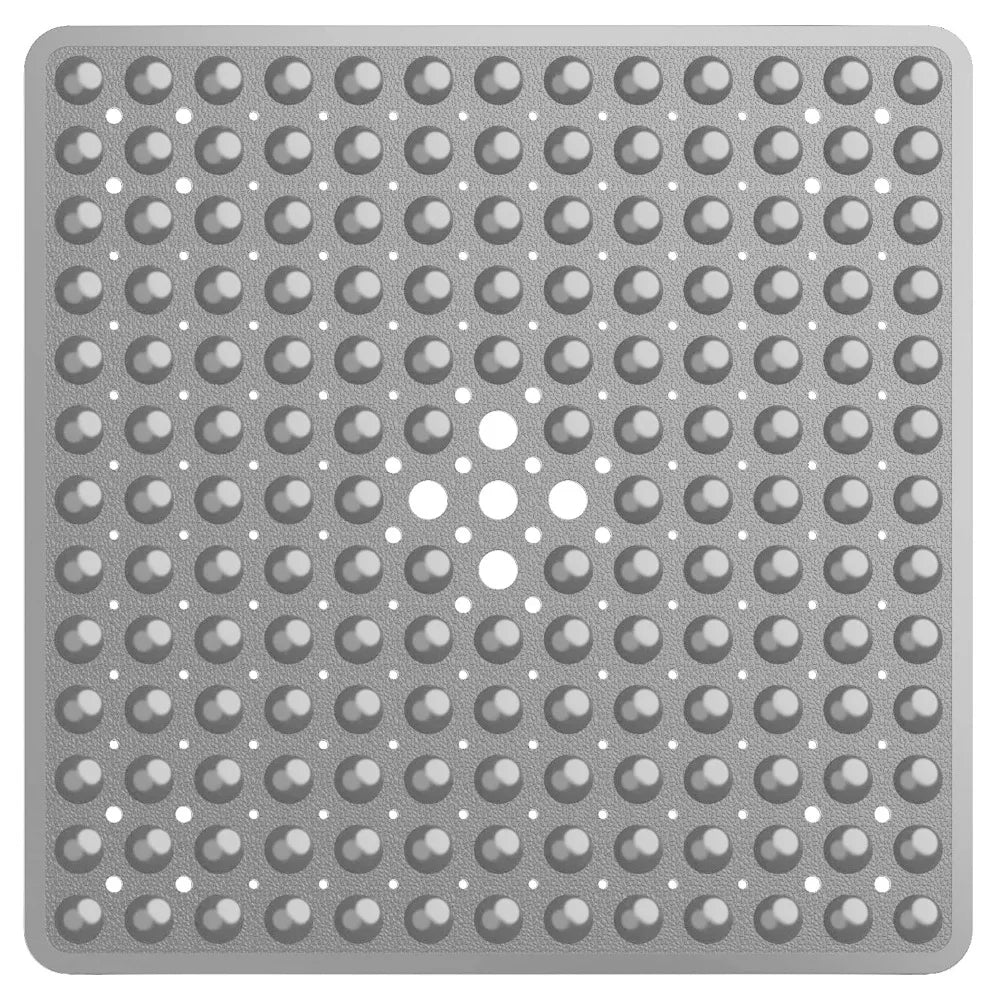 53x53cm Shower Mat Suction Cup PVC Anti Slip Bath Mat Square Shower Floor Pad Non Slip Safety Mat for Bathtub Bathroom Carpet