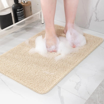 40*60cm/50*80cm Non-slip Bath Mat Super Comfy Shower Mat Anti Slip Bath Mats Drainable Easy To Clean Washable Bathroom Mat
