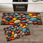 High Quality Floor Mats Absorbent Non-Slip Kitchen Entrance Doormat Pebble Rug Carpet Waterproof Washable Living Room Stones Mat