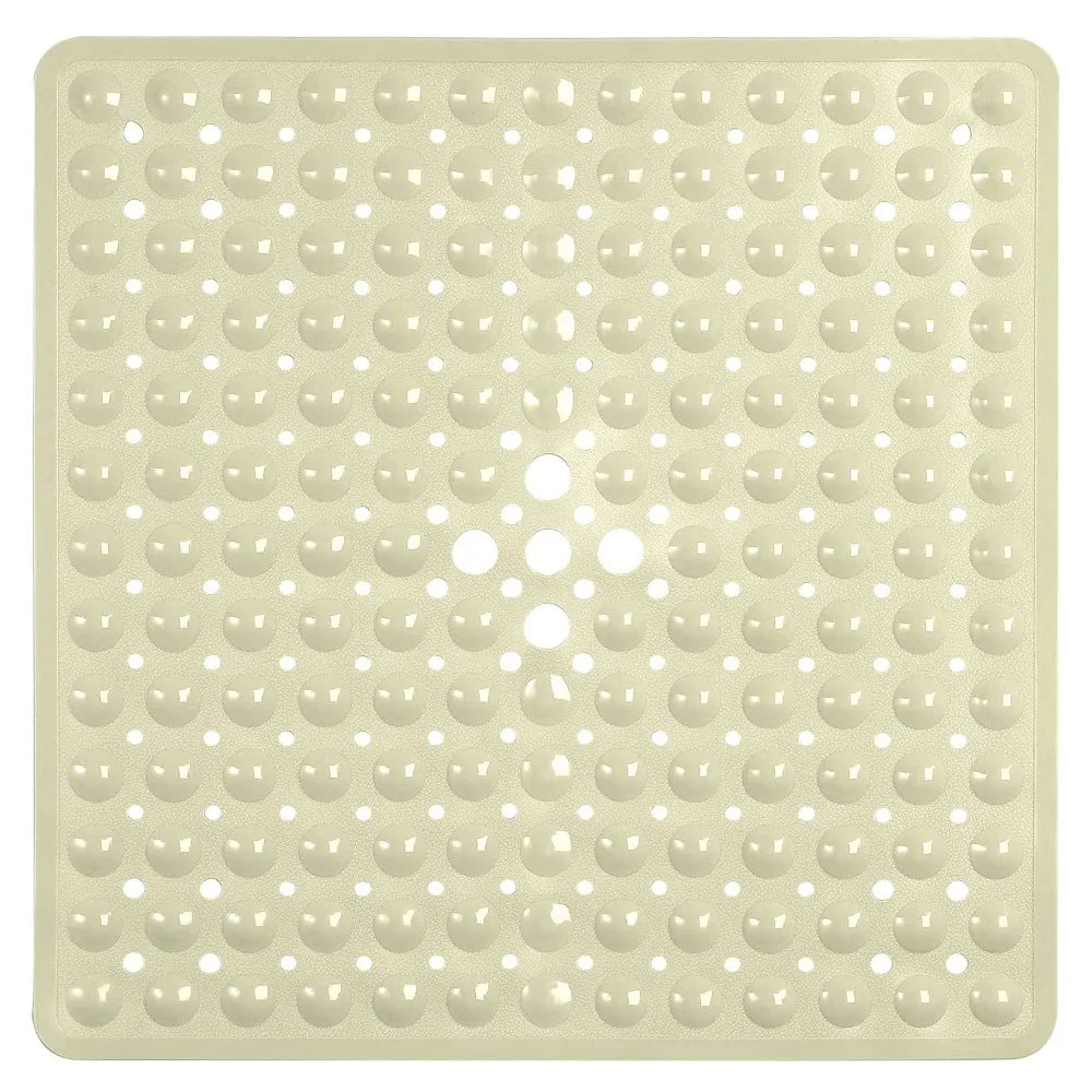 53x53cm Shower Mat Suction Cup PVC Anti Slip Bath Mat Square Shower Floor Pad Non Slip Safety Mat for Bathtub Bathroom Carpet