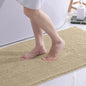 Kitinjoy Luxury Chenille Bath Mat Soft Non-slip Bathroom Shower Rug Extra Absorbent Mat Washable Quick Drying Foot Floor Carpets