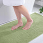 Olanly Non Slip Chenille Bath Mat Extra Soft Super Absorbent Bathroom Mat Fluffy Comfort Machine-Washable Dry Bath Rug Foot Mats