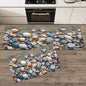 High Quality Floor Mats Absorbent Non-Slip Kitchen Entrance Doormat Pebble Rug Carpet Waterproof Washable Living Room Stones Mat
