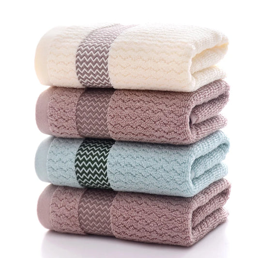 2pcs Thickened Absorbent Cotton Towels | Soft, Quick-Dry, High Absorption