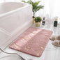 Marble Bathroom Rugs Nonslip Black Gold Bathroom Mats Soft Rabbit Fur Bath Mats for Bathroom Floor Mats Carpet коврик для ванной