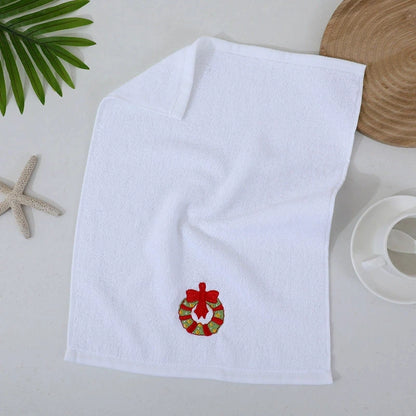 Christmas Red Towel And Bath Towel Set Merry Christmas Bathroom Supplies Holiday Home Decorations Christmas Gifts