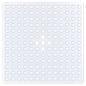53x53cm Shower Mat Suction Cup PVC Anti Slip Bath Mat Square Shower Floor Pad Non Slip Safety Mat for Bathtub Bathroom Carpet