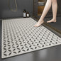 Bathroom Anti Slip Bathmat Quick Drying Household Anti Fall Toilet Floor Rug Bathroom Shower Foot Mat Safety Hollow Waterproof
