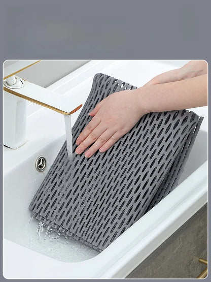 Non-Slip Bath Mat ower Room Batoom Kitchen Floor Carpet Hollow out Waterproof Home Decorative Rugs Anti-Slip Pad Mat