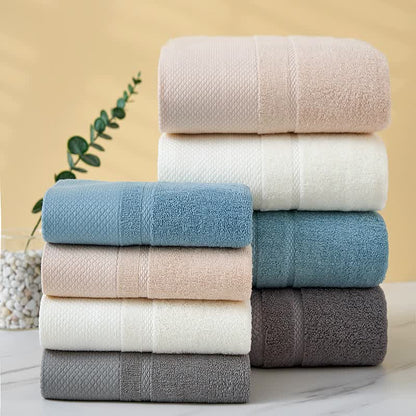 Beige Soft and Absorbent Towel Set – Wrap Towel and Bath Towel Set for Ultimate Comfort Bath towel 140*70cm, face towel 75*35cm