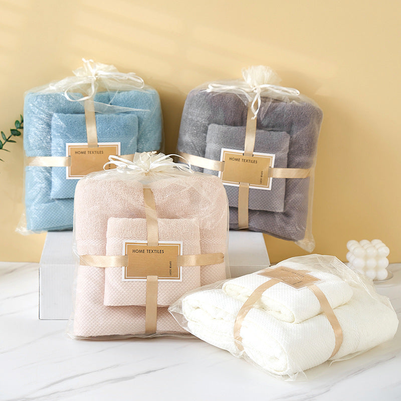 Beige Soft and Absorbent Towel Set – Wrap Towel and Bath Towel Set for Ultimate Comfort Bath towel 140*70cm, face towel 75*35cm