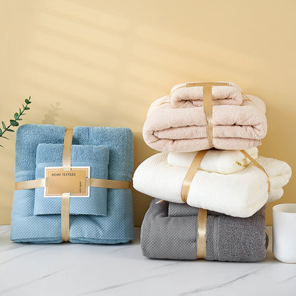 Beige Soft and Absorbent Towel Set – Wrap Towel and Bath Towel Set for Ultimate Comfort Bath towel 140*70cm, face towel 75*35cm