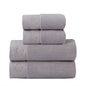 1/2/4pcs Crown Pattern Cotton Towel Set – Soft, Absorbent & Durable Hand and Bath Towels for Family Use